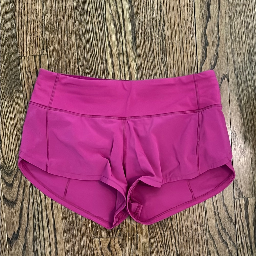 RIPENED RASPBERRY Lululemon Speed Up Shorts!!!
